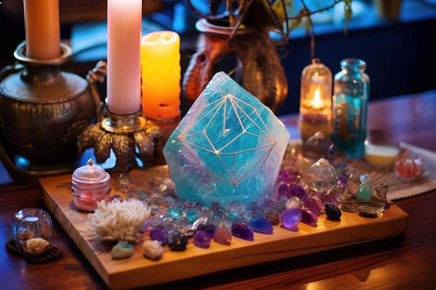 Spiritual healing session